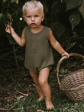 Load image into Gallery viewer, The Simple Folk The Seeker Romper - Olive
