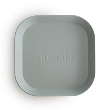 Load image into Gallery viewer, Mushie Square Plates Set - Sage
