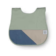 Load image into Gallery viewer, Left &amp; Right Colour Block Bib - Sage Leaves
