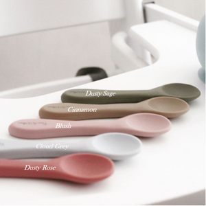Foxx & Willow All Silicone Spoon - Dusty Rose