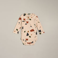 Load image into Gallery viewer, Organic Zoo Terrazzo Wrapover Bodysuit
