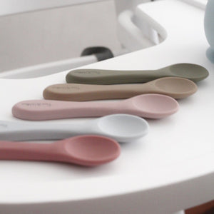 Foxx & Willow All Silicone Spoon - Dusty Rose