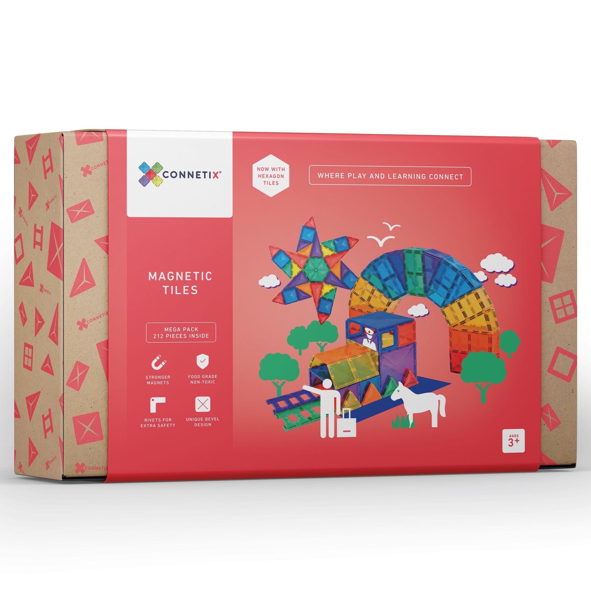 CONNETIX TILES クリアカラー 12ピース入り CONNETIX TILES クリアカラー 12ピース入り Magnetic tiles 34